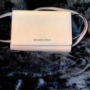 Michael kors pink cross body